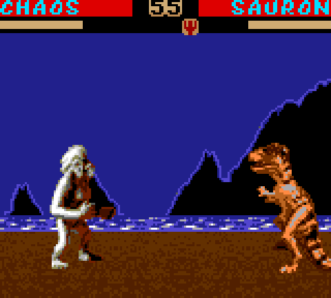 Primal Rage - Game Gear game screenshot (1995) by Time Warner